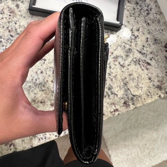 Prada Saffiano Leather Wallet | black - Picture 9 of 14